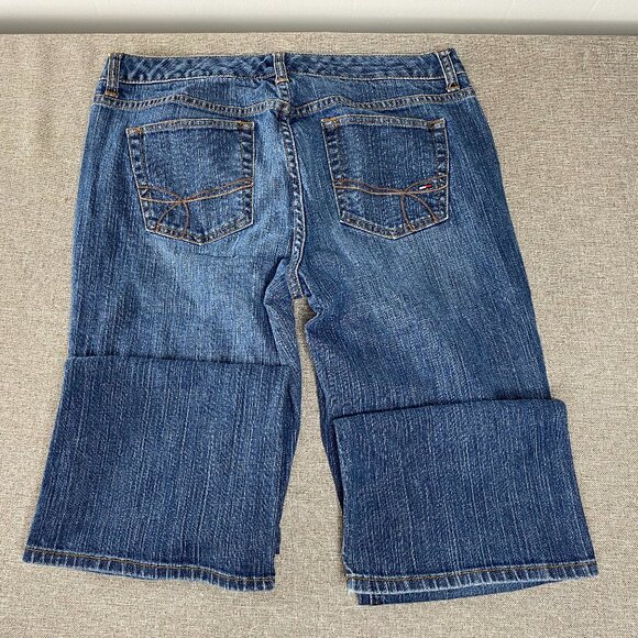 Tommy Hilfiger Denim Jeans Women's 10S Mid Rise Blue Distressed Casual Pants - Picture 7 of 14